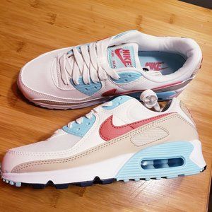 Nike Air Max 90 Womens Size 7 Sail Archaeo Pink Brand New Shoes DQ4699 100